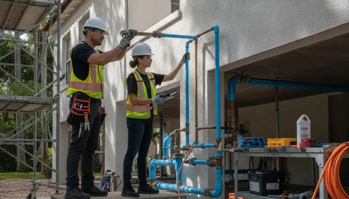 Miami, FL plumbing repair service truck for emergency drain and pipe repairs